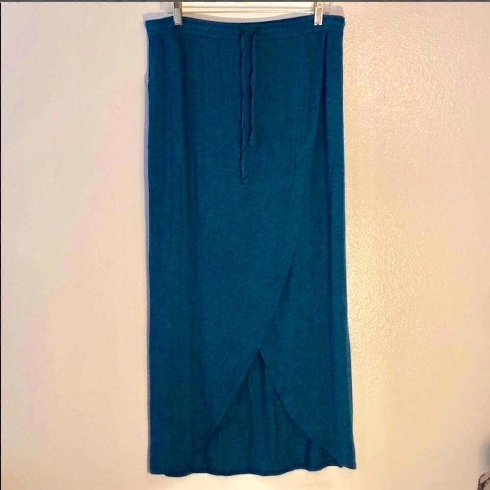 Loft Asymmetrical Cross Front Skirt